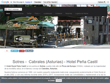 Tablet Screenshot of hotelpenacastil.com